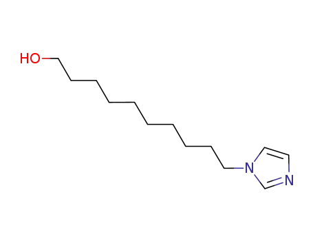 Molecular Structure of 186788-38-5 (1-(10-HYDROXYDECYL)IMIDAZOLE)