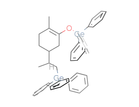CH<sub>3</sub>C<sub>6</sub>H<sub>7</sub>(OGe(C<sub>6</sub>H<sub>5</sub>)3)CH(CH<sub>3</sub>)CH<sub>2</sub>Ge(C<sub>6</sub>H<sub>5</sub>)3