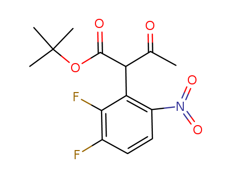 tert-Butyl 2-(2,3-difluoro-6-nitrophenyl)-3-oxobutanoate