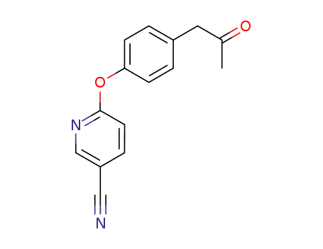 6-[4-(2-oxo-propyl)-phenoxy]-nicotinonitrile