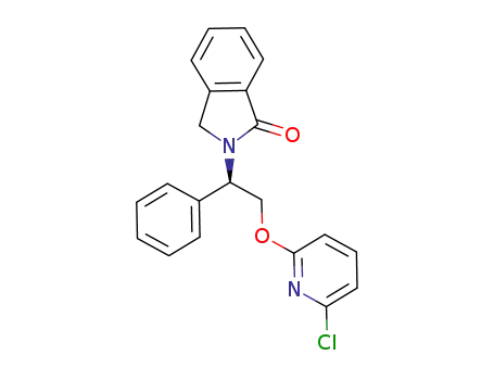 (R)-2-[2-(6-chloro-pyridin-2-yloxy)-1-phenyl-ethyl]-2,3-dihydro-isoindol-1-one