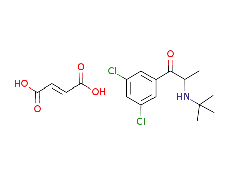 Molecular Structure of 1193779-50-8 (5-Chloro Bupropion FuMarate)