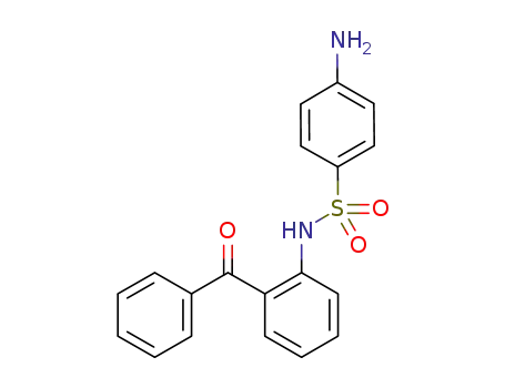 Molecular Structure of 827579-37-3 (Benzenesulfonamide, 4-amino-N-(2-benzoylphenyl)-)
