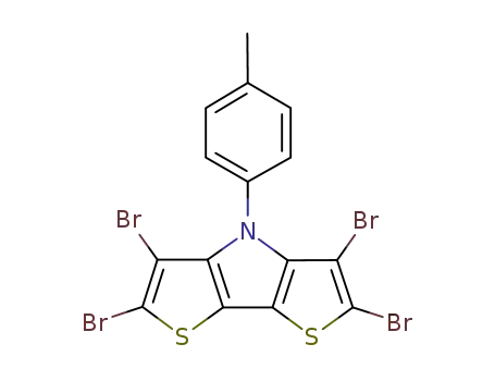 2,3,5,6-tetrabromo-4-(p-tolyl)dithieno[3,2-b:2',3'-d]pyrrole