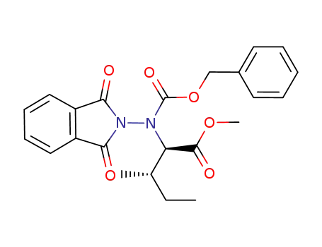 2-[benzyloxycarbonyl-(1,3-dioxo-1,3-dihydro-isoindol-2-yl)-amino]-3-methyl-pentanoic acid methyl ester