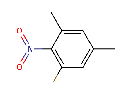 Molecular Structure of 315-13-9 (1-Fluoro-3,5-dimethyl-2-nitrobenzene, 98%)