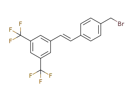 [2-(4-bromomethylphenyl)-(E)-ethenyl]-3,5-di-(trifluoromethyl)-benzene