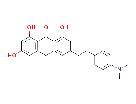 2-(4-(dimethylamino)phenethyl)-4,5,7-trihydroxyanthracen-10(9H)-one
