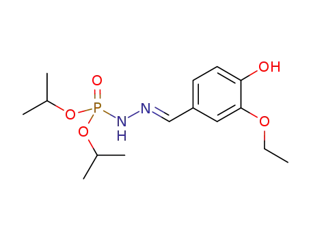 N'-[(1E)-(m-ethoxy-p-hydroxyphenyl)methylene]phosphorohydrazidic acid diisopropyl ester