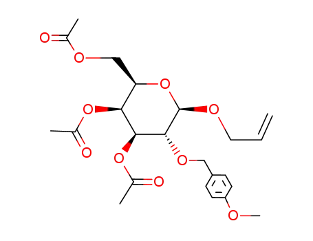 allyl 2-O- (4-methoxylbenzyl)-3,4,6-O-triacetyl-β-D-galactopyranoside