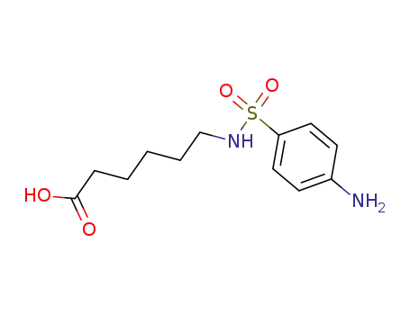 Molecular Structure of 30181-27-2 (Hexanoic acid, 6-[[(4-aminophenyl)sulfonyl]amino]-)