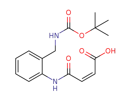 (Z)-4-(2-((tert-butoxycarbonylamino)methyl)phenylamino)-4-oxobut-2-enoic acid
