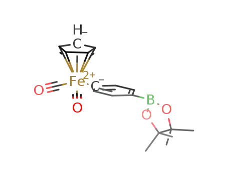 CpFe(CO)2(C<sub>6</sub>H<sub>4</sub>(Bpin)-4)