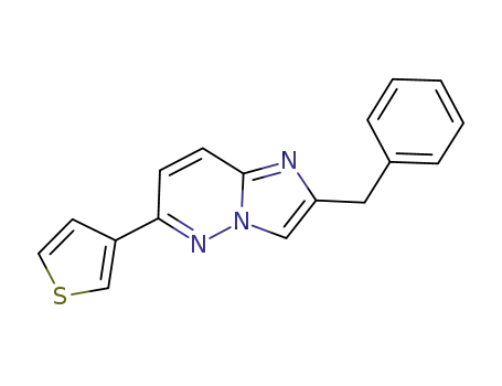 2-benzyl-6-(thien-3-yl)imidazo[1,2-b]pyridazine