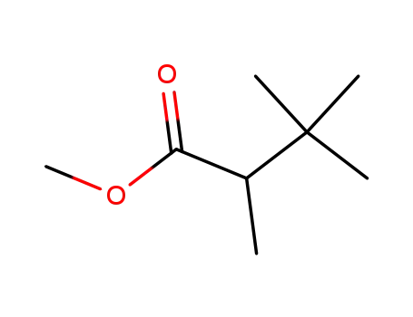 Molecular Structure of 19910-30-6 (Butanoic acid, 2,3,3-trimethyl-, methyl ester)