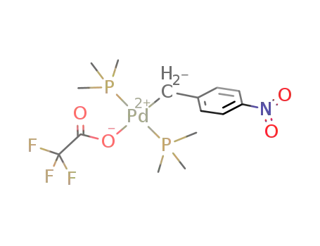 [Pd(PMe<sub>3</sub>)2(OOCCF<sub>3</sub>)(CH<sub>2</sub>C<sub>6</sub>H<sub>4</sub>-p-NO<sub>2</sub>)]