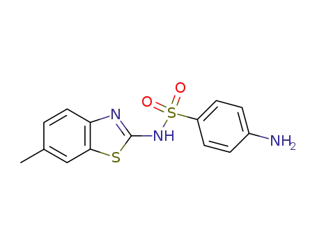 Benzenesulfonamide, 4-amino-N-(6-methyl-2-benzothiazolyl)-