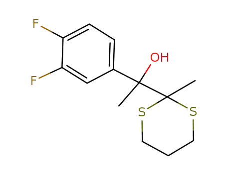 1-(3,4-difluoro-phenyl)-1-(2-methyl-[1,3]dithian-2-yl)-ethanol