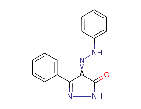 3-phenyl-4-(2-phenylhydrazinylidene)-1H-pyrazol-5(4H)-one