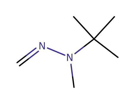 Molecular Structure of 111999-12-3 (Formaldehyde, (1,1-dimethylethyl)methylhydrazone)