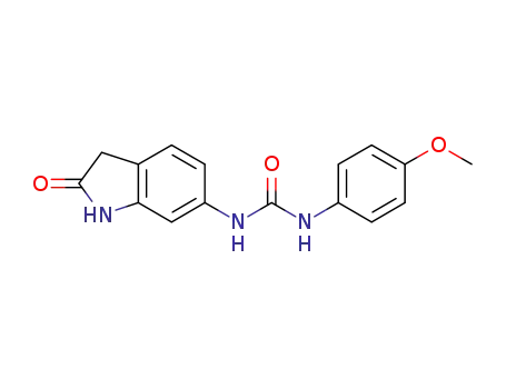 1-(4-methoxyphenyl)-3-(2-oxo-2,3-dihydro-1H-indol-6-yl)urea
