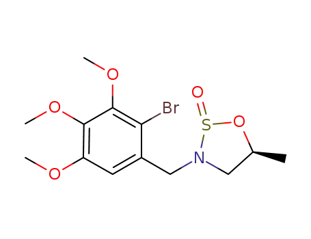 (S)-3-(2-bromo-3,4,5-trimethoxybenzyl)-5-methyl-[1,2,3]-oxathiazolidine-2-oxide