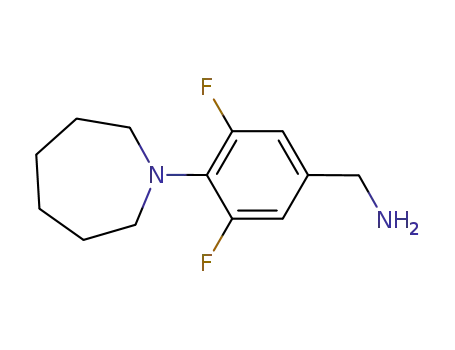 3,5-difluoro-4-azepan-1-ylbenzylamine