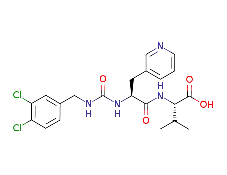 (S)-2-((S)-2-(3-(3,4-dichlorobenzyl)ureido)-3-(pyridin-3-yl)propanamido)-3-methylbutanoic acid