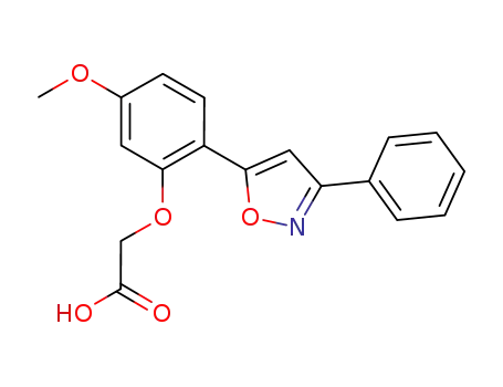 2-(5-methoxy-2-(3-phenylisoxazol-5-yl)phenoxy)acetic acid