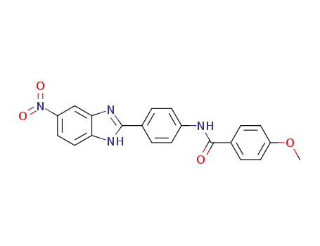 4-methoxy-<i>N</i>-[4-(5-nitro-1<i>H</i>-benzoimidazol-2-yl)-phenyl]-benzamide