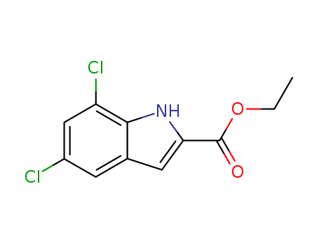5,7-Dichloroindole-2-carboxylic acid ethyl ester