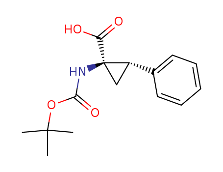 (1R,2S)-N-BOC-1-AMINO-2-PHENYLCYCLOPROPANECARBOXYLIC ACID