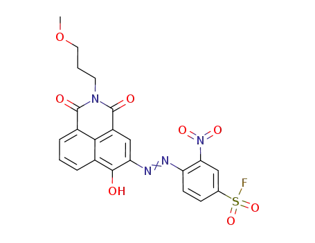 C<sub>22</sub>H<sub>17</sub>FN<sub>4</sub>O<sub>8</sub>S