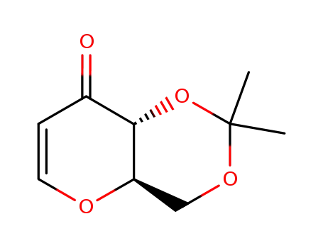 Molecular Structure of 51450-38-5 (1,5-anhydro-2-deoxy-4,6-O-(1-methylethylidene)hex-1-en-3-ulose)