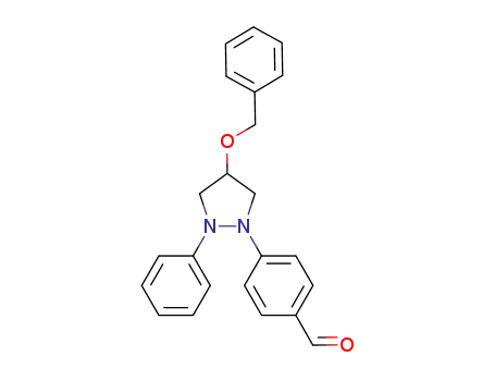 4-benzyloxy-1-phenyl-2-(4-formylphenyl)pyrazolidine