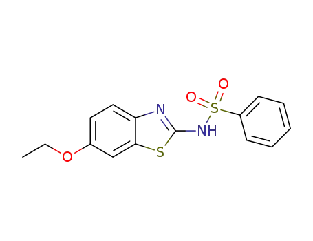 N-(6-에톡시-2-벤조티아졸릴)벤젠술포나미드