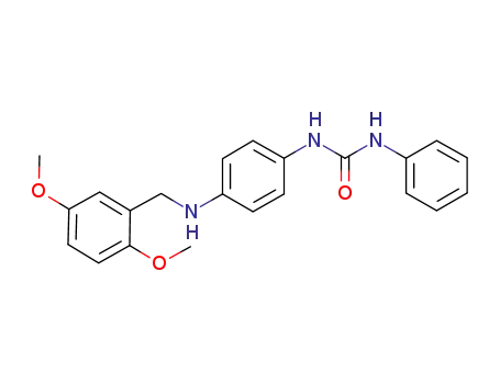 Molecular Structure of 1173493-06-5 (1-[4-(2,5-dimethoxy-benzylamino)phenyl]-3-phenylurea)