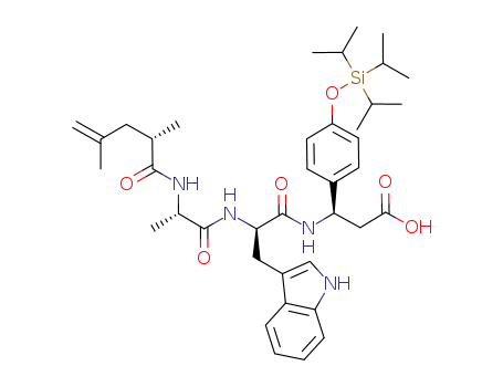 L-Pea-Ala-D-Trp-βTyr(O-TIPS)-OH