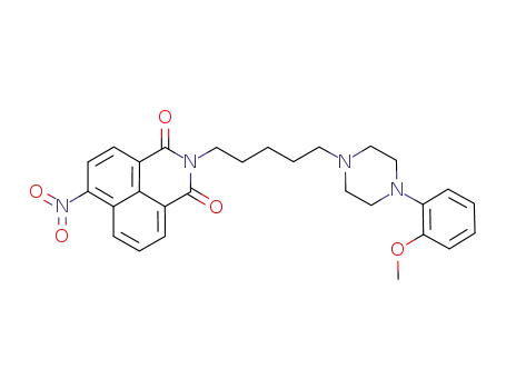 2-[5-[4-(2-methoxyphenyl)-1-piperazinyl]pentyl]-6-nitro-1H-benz[de]isoquinoline-1,3(2H)-dione