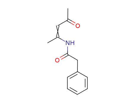 N-(1-methyl-3-oxobut-1-en-1-yl)phenylacetamide