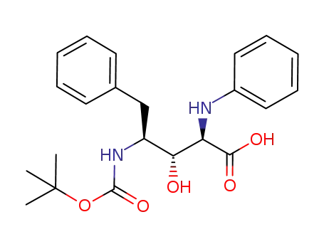 (2R,3R,4S)-4-(tert-butoxycarbonylamino)-3-hydroxy-2-phenylamino-5-phenylpentanoic acid