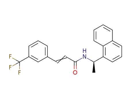 N-((R)-1-naphthalen-1-yl-ethyl)-3-(3-trifluoromethyl-phenyl)-acrylamide