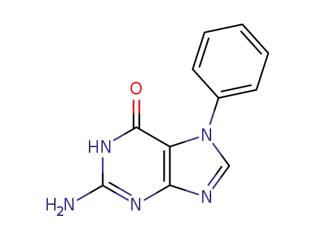 Molecular Structure of 110718-94-0 (N(7)-phenylguanine)
