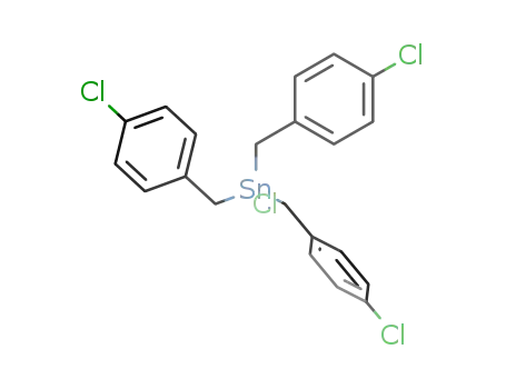 Molecular Structure of 38480-71-6 (Stannane, chlorotris[(4-chlorophenyl)methyl]-)