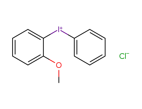 Molecular Structure of 185033-27-6 (Iodonium, (2-methoxyphenyl)phenyl-, chloride)