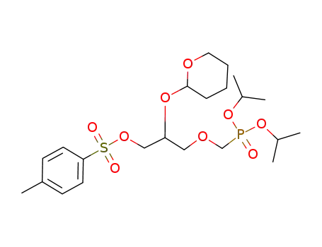 diisopropyl {[2-(tetrahydro-2-pyranyl)oxy-3-tosyloxypropoxy]methyl}phosphonate
