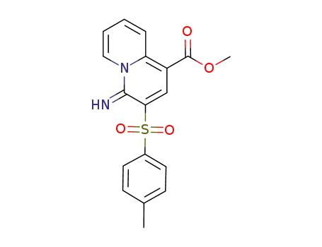 methyl 4-imino-3-tolylsulfonyl-4H-quinolizine-1-carboxylate