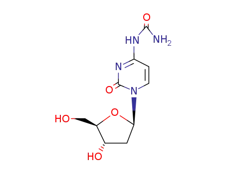 Molecular Structure of 63315-09-3 (Cytidine,N-(aminocarbonyl)-2'-deoxy- (9CI))