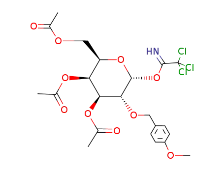 3,4,6-tri-O-acetyl-2-O-(4-methoxybenzyl)-α-D-galactopyranosyl trichloroacetimidate