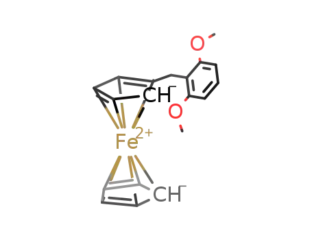 Molecular Structure of 223140-25-8 (ferrocenyl(2,6-dimethoxyphenyl)methane)